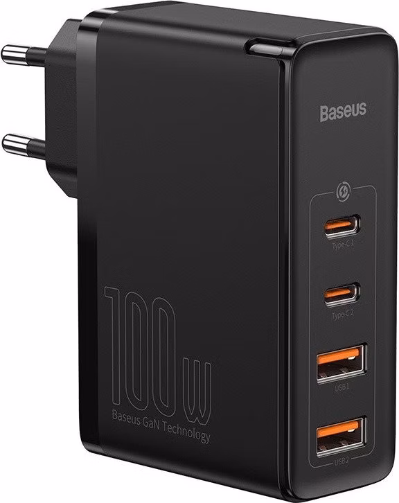 Baseus CCGAN2P-L01 GaN2 Pro Quick Nabíjačka 2xUSB + 2xUSB-C 100W Black