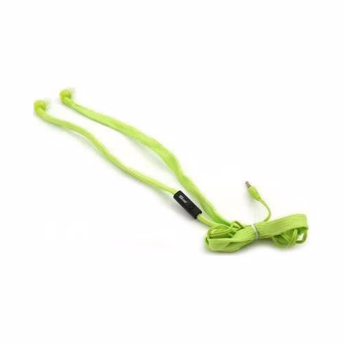 PLATINET FREESTYLE SHOELACE sluchátka s mikrofonem, zelená