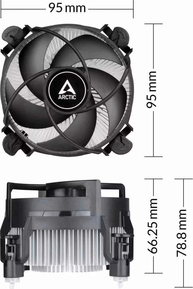 ARCTIC chladič Alpine 17 CO / Intel (LGA1700)