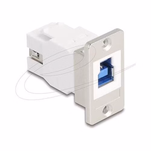 Delock USB 5 Gbps Typ-B samice na USB Typ-A samice, kónický, pro montáž do panelu