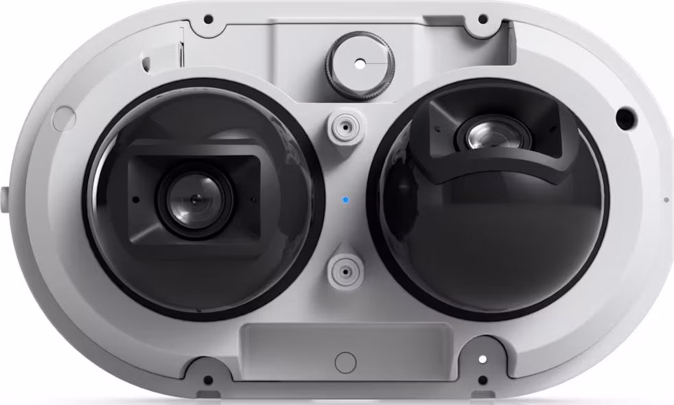 Ubiquiti UniFi AI Multi Sensor 2 W - kamera, 2x 8Mpx rozlišení, IR LED, AI detekce, IP66, IK10, 2.33x zoom, PoE+, bílá