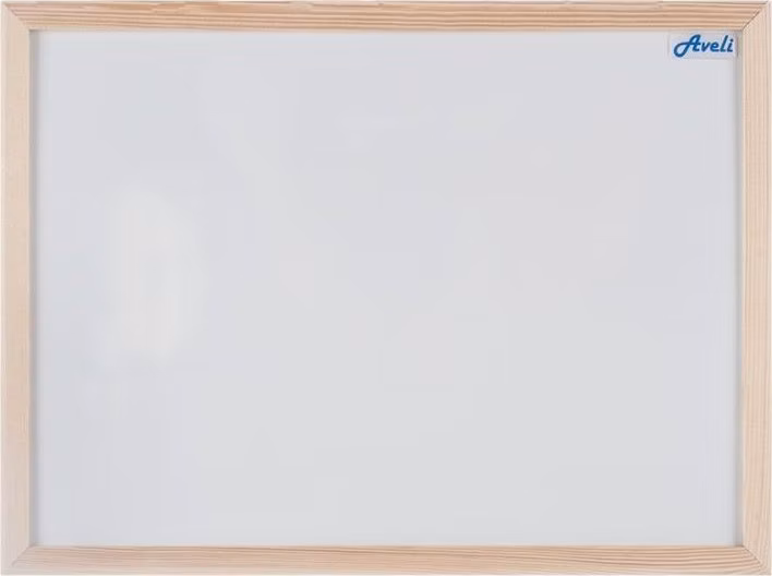 AVELI Magnetická tabule/ 90x120 cm/ dřevěný rám