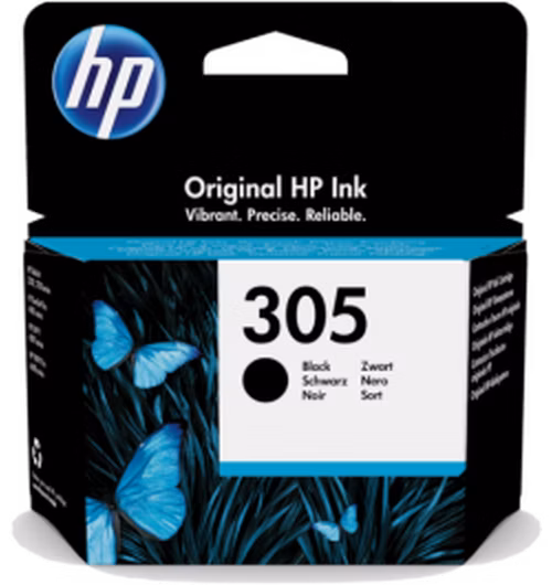 HP 305 čierna atramentová kazeta, 3YM61AE