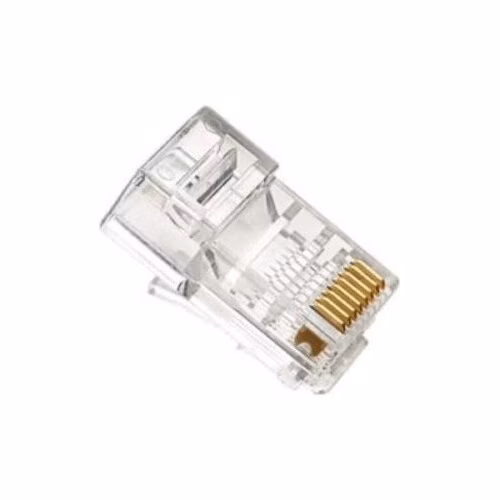 XtendLan Konektor UTP RJ45 CAT5e, drát, kulatý, baleno po 100ks cena za 1ks