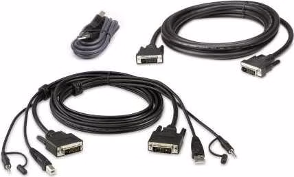 ATEN 3M USB DVI-D Dual Link Dual Display Secure KVM Cable Kit