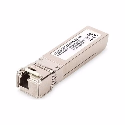 Digitus SFP+ 10 Gbps Bi-directional Module, Singlemode, 60km, Tx1270/Rx1330, LC Simplex Connector, with DDM feature