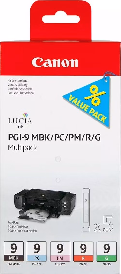 Canon multipack inkoustových náplní PGI-9 MBK/PC/PM/R/G Multi Pack
