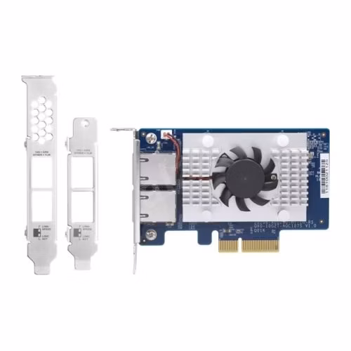 QNAP QXG-10G2T-X710 - dvouportová rozšiřující 10GbE (Intel X710) karta pro PC i QNAP NAS