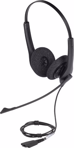 Jabra BIZ 1500/Stereo/QD/Drát/Černá