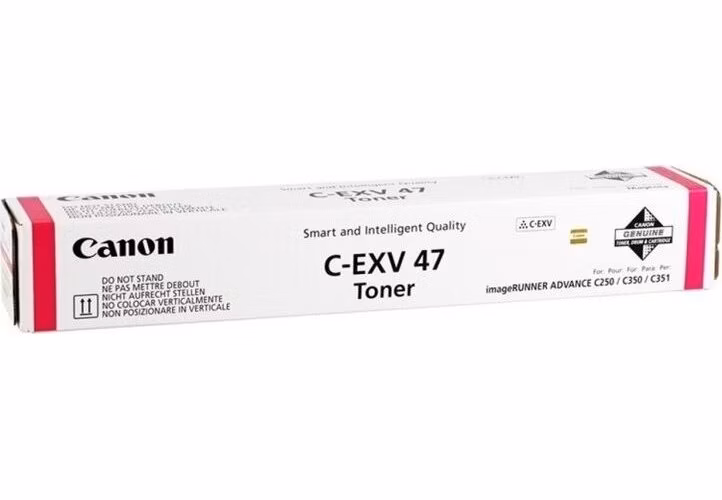 Canon originální TONER CEXV47 MAGENTA iR-ADV C350/C351/C250/C255/C355 21 500 stran A4 (5%)