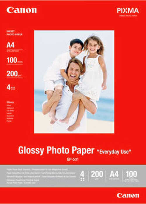 Canon fotopapír GP-501 - A4 -200g/m2 - 100 listů - lesklý
