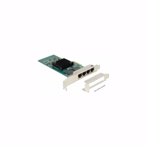 Delock PCI Express Karta > 4 x Gigabit LAN