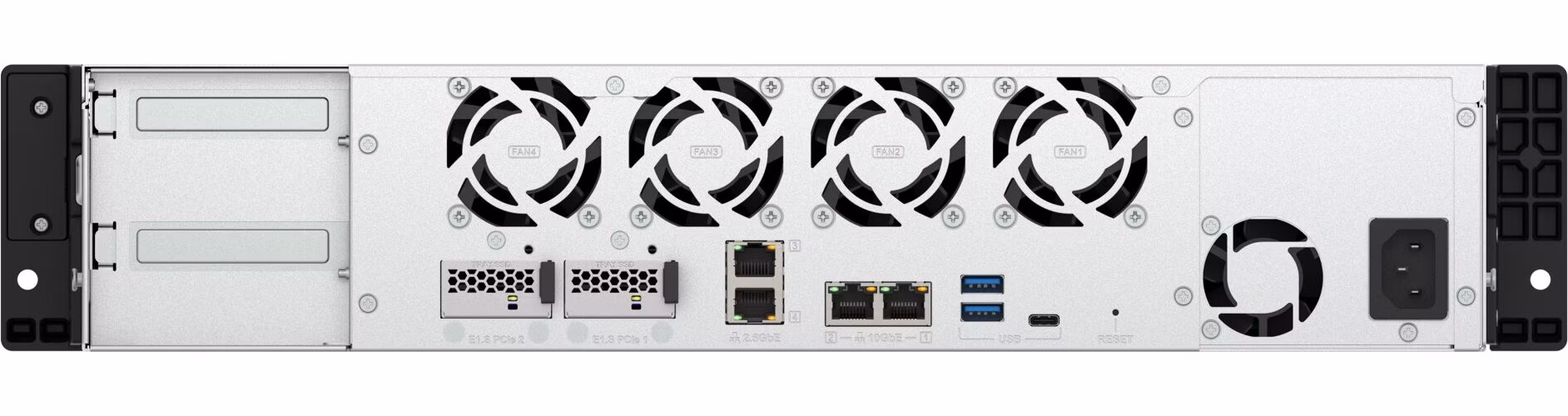 QNAP TS-h1073BXeU-8G (Ryzen V1780B, ZFS, 8GB RAM, 8x SATA + 2x E1.S, 2x 2,5GbE, 2x 10GbE, 1x zdroj)
