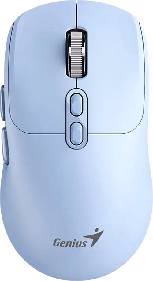 GENIUS NX-8080S BT Tiffany Blue/ duální Bluetooth + 2,4GHz/ 1600 dpi/ bezdrátová/ Copilot/ tichá/ 7tlačítková/ modrá