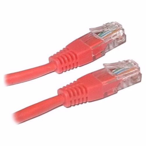 XtendLan Patch kabel Cat6 UTP 0,5m - červený