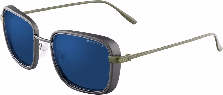 GUNNAR kancelářske/herní brýle FALLOUT VAULT 33 /GUNMETAL-OLIVE / * sluneční skla * BLF 90 * NATURAL focus