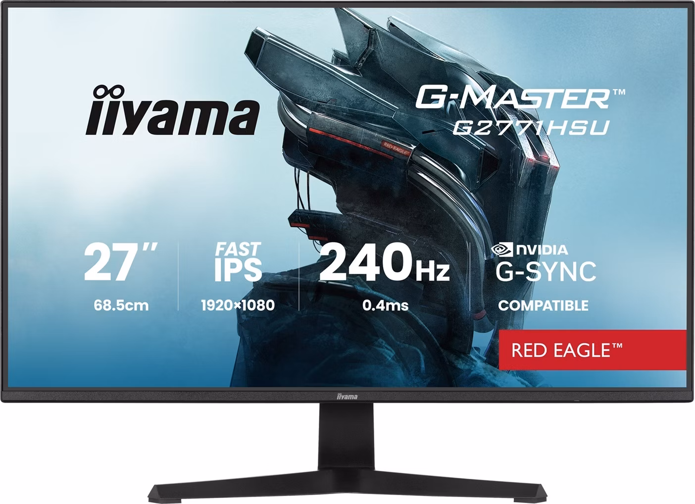 iiyama G-Master/G2771HSU-B1/27"/IPS/FHD/240Hz/0,4ms/Čierna/3R