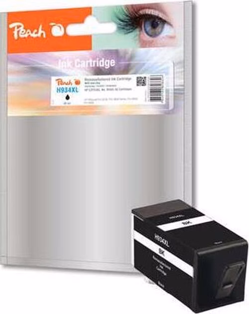 PEACH kompatibilní cartridge HP C2P23AE, No.934XL, pro OJ Pro 6830, Black, 49 ml