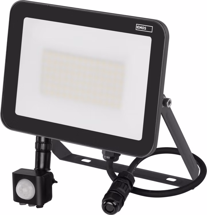 LED REFLEKTOR INOVO 50W 5500LM PIR IP65 NW