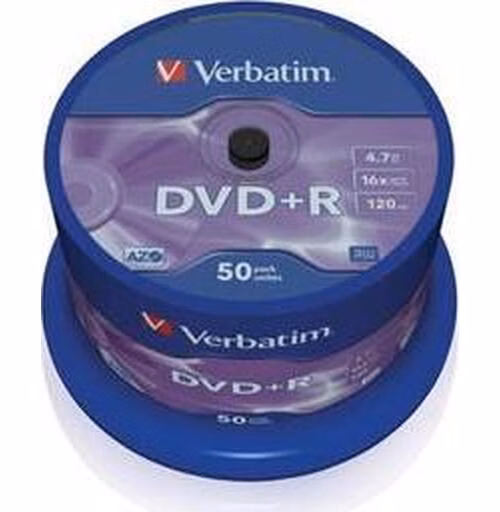 VERBATIM DVD+R AZO 4,7GB, 16x, spindle 50 ks