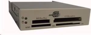 EUROCASE Card reader 33in1-3,5" White