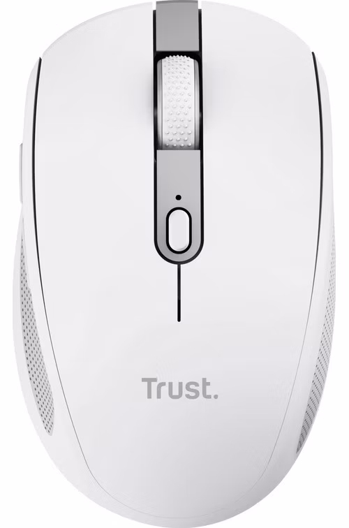 Trust Ozaa/Kancelářská/Optická/Pro praváky/3 200 DPI/USB+BT/Bílá