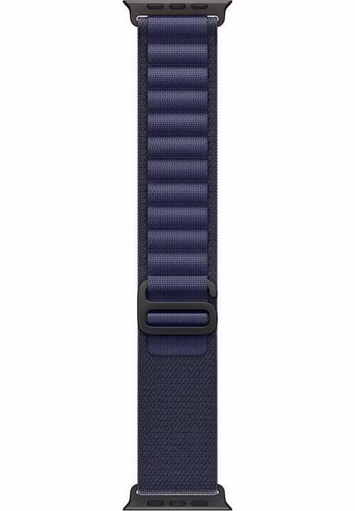 Apple Watch 49mm Navy Alpine Loop - Small - Black Titanium Finish