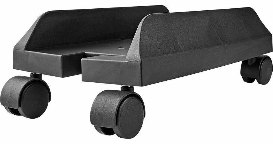 Nedis CSTD101BK - Stojan pro PC | Full Motion / nastavitelná šířka | 14.5 - 24.2 cm | 20 kg | Plast / Kov | Černá