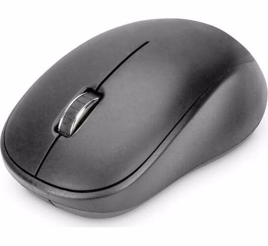 DIGITUS Bezdrátová optická myš 3D, 2,4 GHz, 1000 dpi, černá