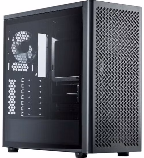 Cooler Master case Elite 502 Lite, Průhledná bočnice, ATX, 1x 120mm Fan, černá