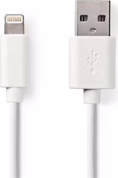 Nedis CCGB39300WT30 - Synchronizační a nabíjecí kabel | Apple Lightning - USB A Zástrčka | 3 m | Bílá barva