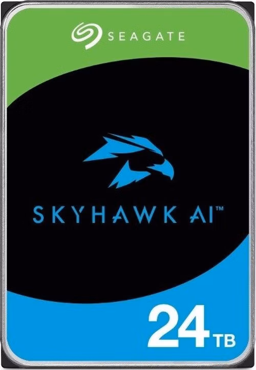 Seagate SkyHawk AI 24TB HDD / ST24000VE002 / Interní 3,5" / SATA 6Gb/s / 512MB