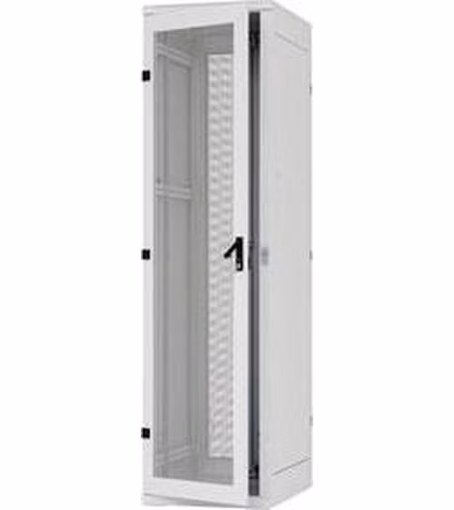 Stojanový rack 42U (š)600x(h)1000,před.i zad.perforované dveře šedý