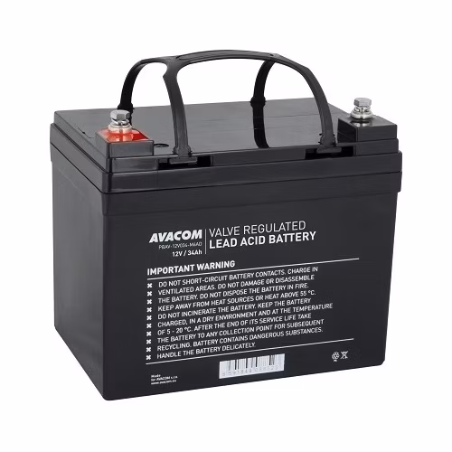 Avacom baterie 12V 34Ah M6 DeepCycle (PBAV-12V034-M6AD)