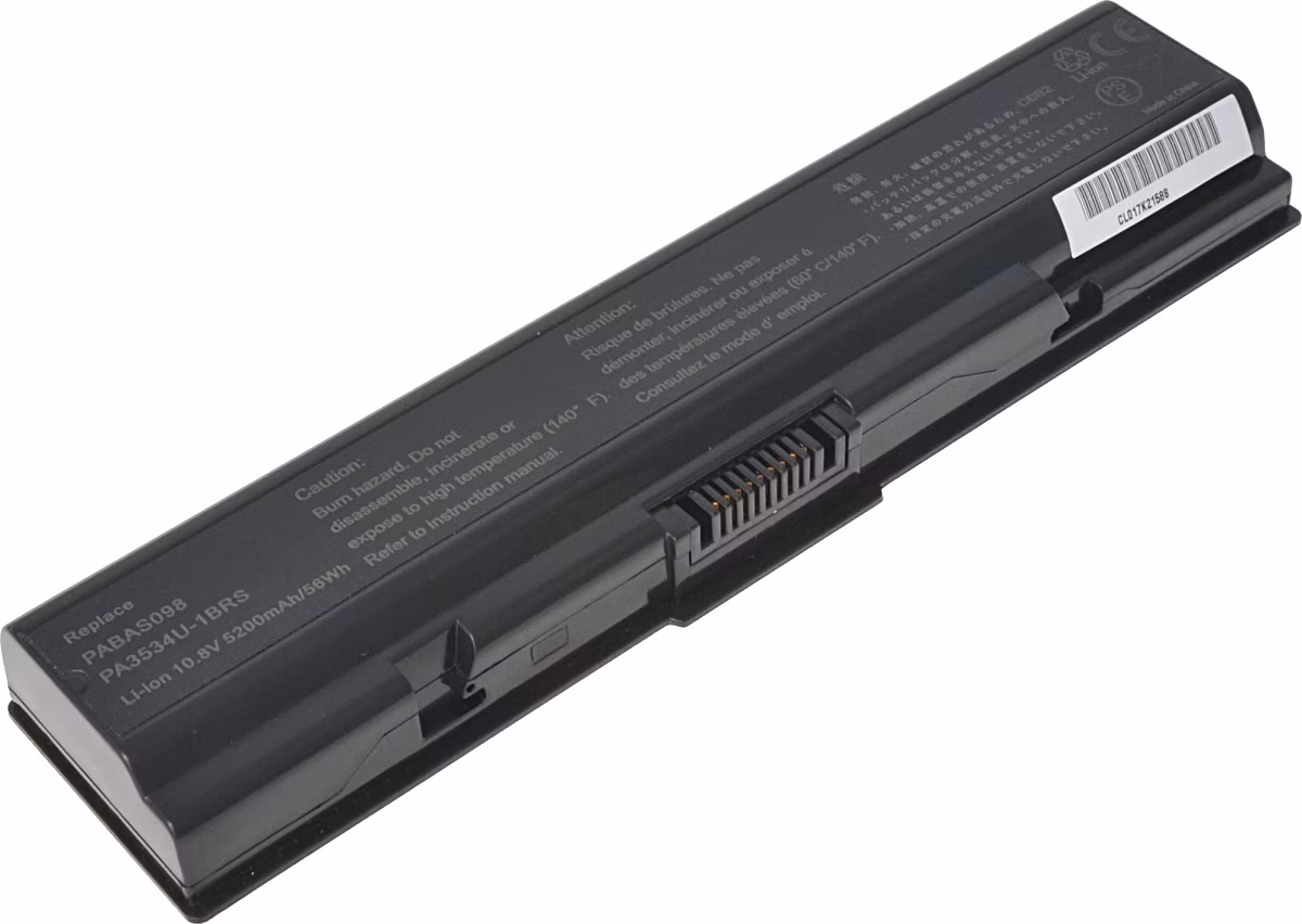 Batéria T6 Power pre Toshiba Satellite A200, A300, A500, L200, L300, L450, 5200mAh, 56Wh, 6cell