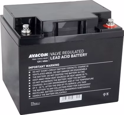 Avacom baterie 12V 45Ah M6 DeepCycle (PBAV-12V045-M6AD)