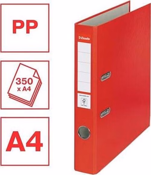 Esselte Economy A4 50 mm červený