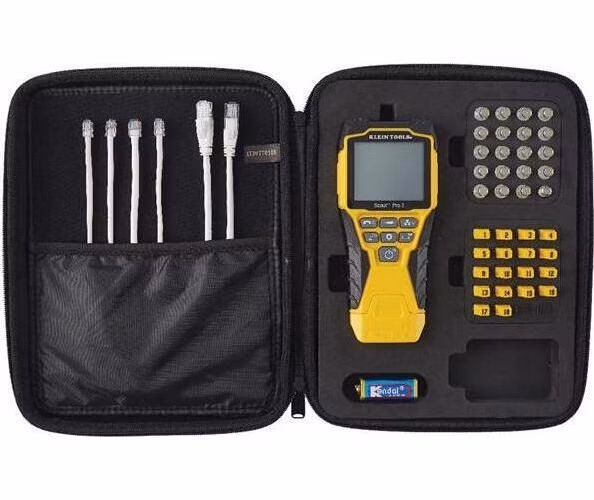 KLEIN TOOLS LAN TESTER - VDV Scout® Pro 3 Tester Kit Locator (PoE) - KLEIN TOOLS