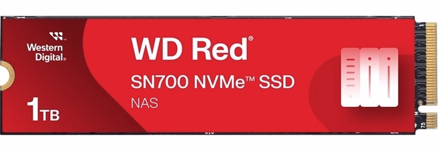 WD SSD RED SN700 1TB Powered by SANDISK / NVMe M.2 PCIe Gen3 / Interní / M.2 2280