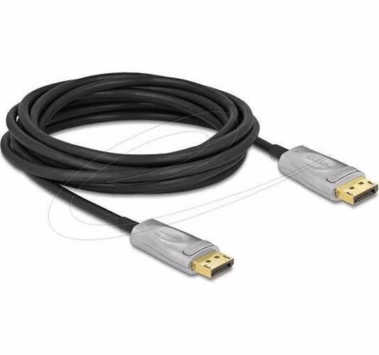 Delock Aktivní optický kabel DisplayPort 1.4 8K 5 m, černá