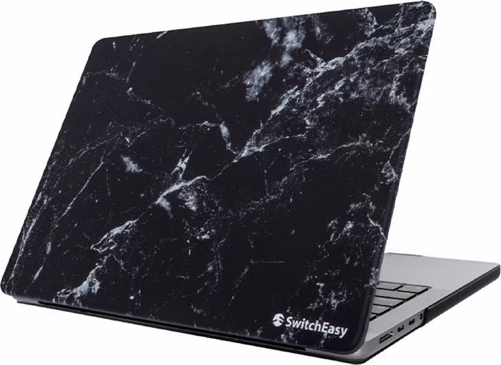 SwitchEasy Hardshell Marble Case pre MacBook Pro 14" M1/M2/M3/M4 - Black Marble