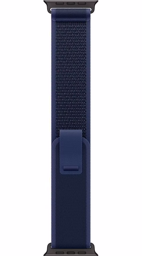Apple Watch 49mm Blue Trail Loop - S/M - Black Titanium Finish