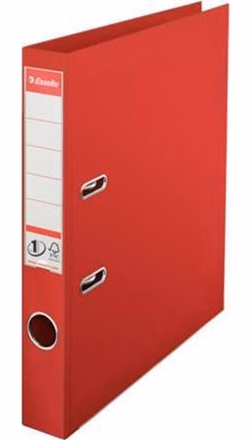 ESSELTE No. 1 pákový pořadač Power A4 50mm červený