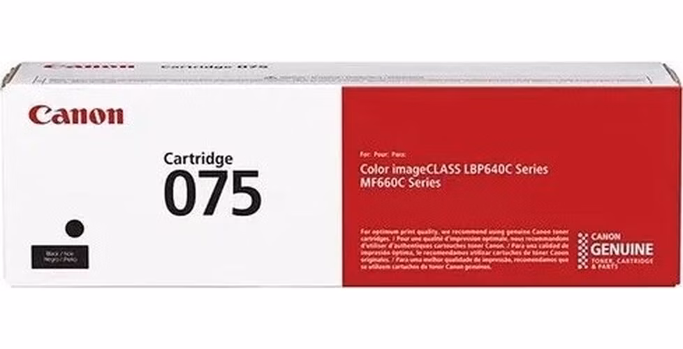 Canon TONER 075 BK černá pro i-SENSYS LBP646Cdw, LBP647Cdw, MF664Cdw, MF667Cdw (1400 str.)