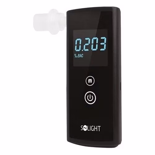 Solight alkohol tester, 0,0 - 3,0‰ BAC, přesnosť 0,1‰
