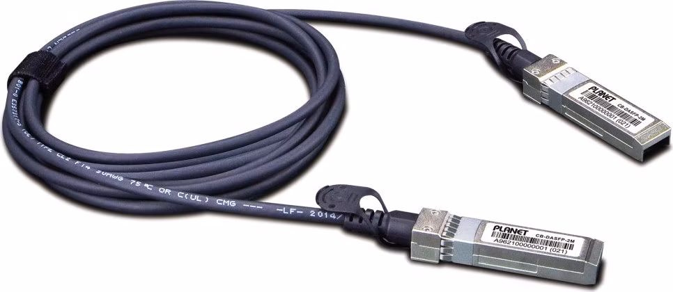 Planet CB-DASFP-2M, SFP+ metalický spojovací kabel, 10Gb/s, 2m