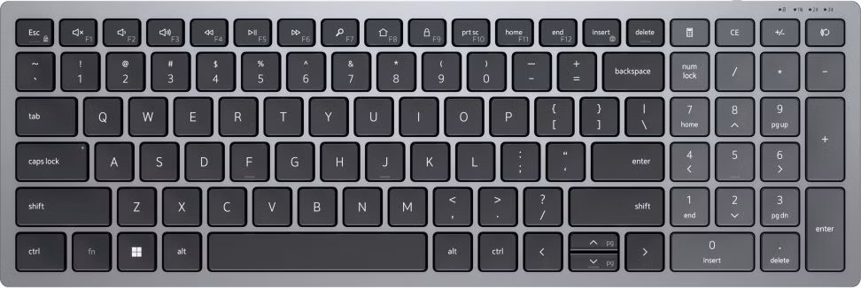 DELL KB740 bezdrátová klávesnice HU/ maďarská/ QWERTZ