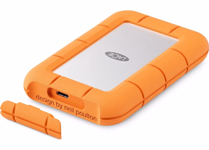 LaCie Rugged/4TB/SSD/Externí/2.5"/M.2 NVMe/Oranžová/2R