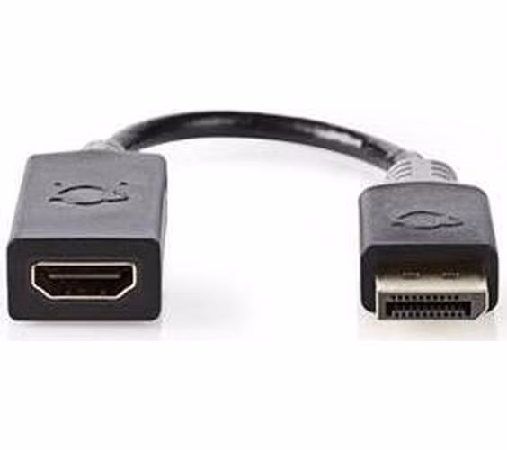 Nedis CCBW37150AT02 - DisplayPort – HDMI Kabel | DisplayPort Zástrčka - HDMI™ výstup | 0,2 m | Antracit