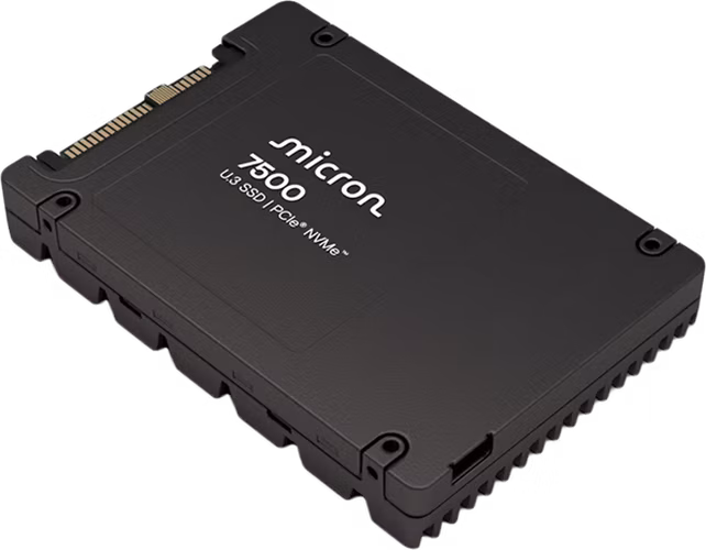Micron 7500 PRO 7680GB NVMe U.3 (15mm) TCG-Opal Enterprise SSD [Single Pack]